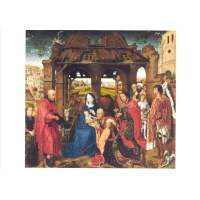 Rogier van der Weyden. Die Anbetung der Könige, um 1455. KK