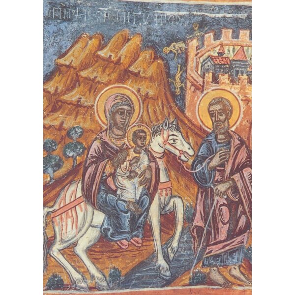 Byzantinisch. Flucht nach Ägypten, 17. Jh.