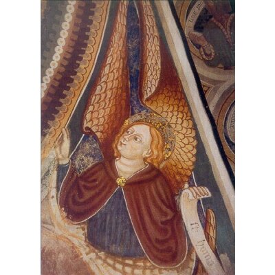 Apsismalerei. Engel, frühes 16. Jh.