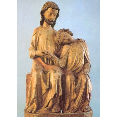 Schwäbisch. Christus-Johannes-Gruppe, um 1330