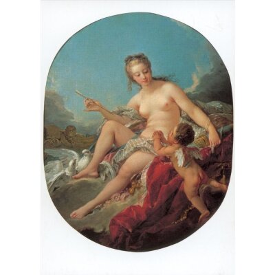 Francois Boucher. Venus entwaffnet Amor, um 1751