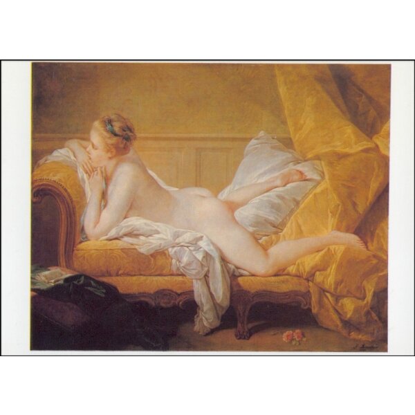 Francois Boucher. Ruhendes Mädchen, 1751
