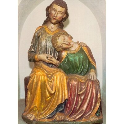 Christus und Johannes. Heiligkreuztal um 1310