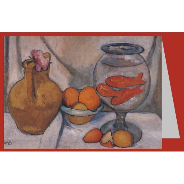 Modersohn-Becker. Stillleben mit Goldfischglas, 1907