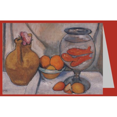 Modersohn-Becker. Stillleben mit Goldfischglas, 1907