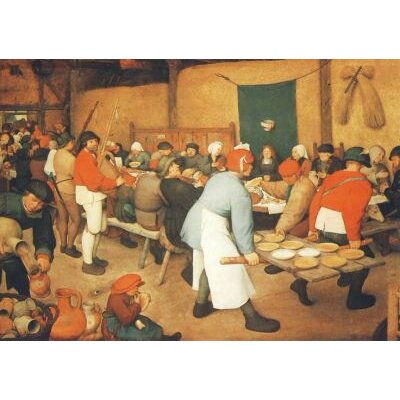 Bauernhochzeit, Brueghel