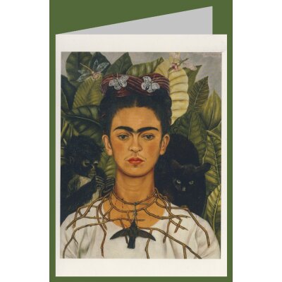 Frida Kahlo. Selbstbildnis mit Dornenhalsband, 1940