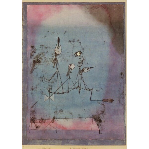 Paul Klee. Die Zwitscher-Maschine, 1922