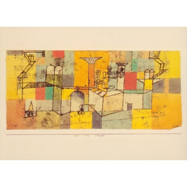 Paul Klee. Tempel, 1921