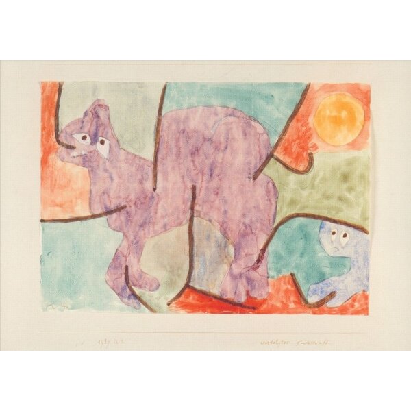 Paul Klee. Verfolgter Kamuff, 1939