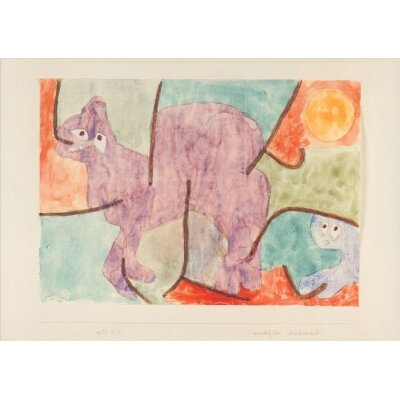Paul Klee. Verfolgter Kamuff, 1939