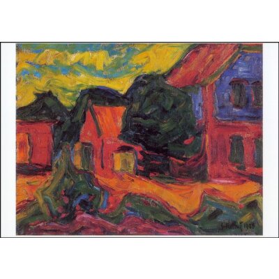 Karl Schmidt-Rottluff. Haus am Bahnhof, 1908