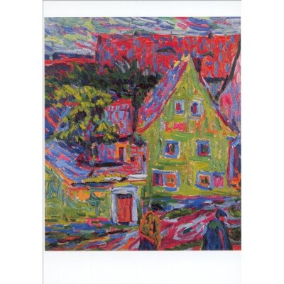 Ernst Ludwig Kirchner. Grünes Haus, ca. 1906