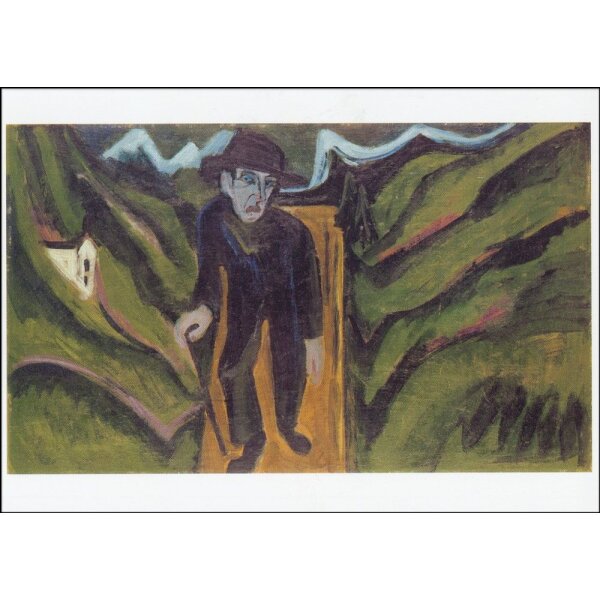 Ernst Ludwig Kirchner. Der Wanderer, 1922