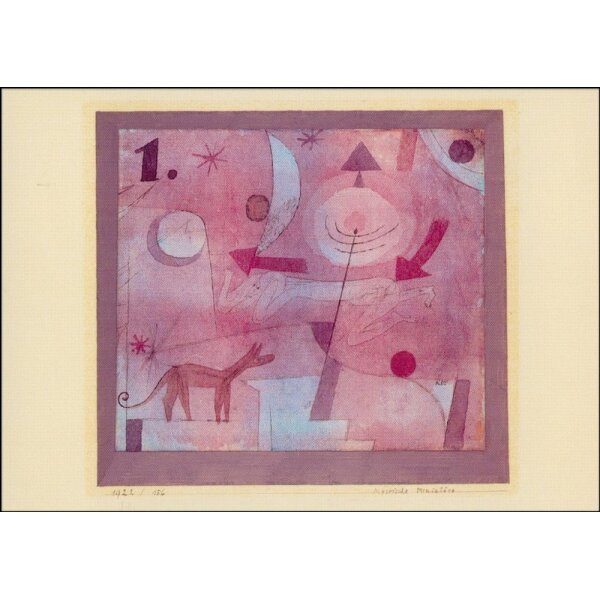 Paul Klee. Mystische Miniatüre, 1922