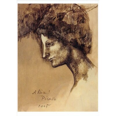 Pablo Picasso. Portait d`Alice Derain, 1905