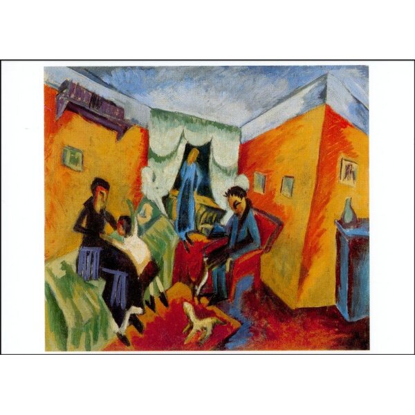 Ernst Ludwig Kirchner. Interieur, 1915