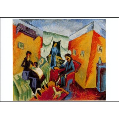 Ernst Ludwig Kirchner. Interieur, 1915