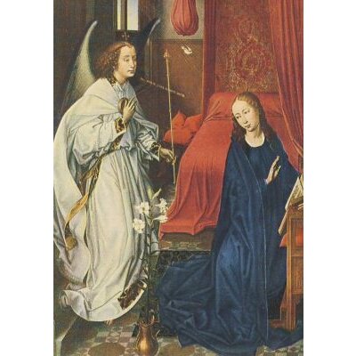 Rogier van der Weyden. Mariä Verkündung.