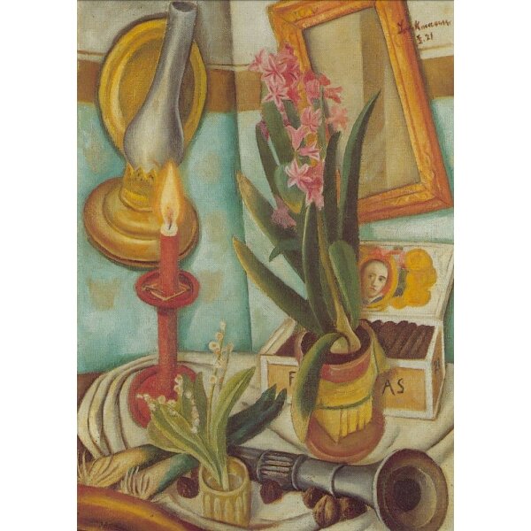 Max Beckmann. Stilleben mit brennender Kerze, 1921
