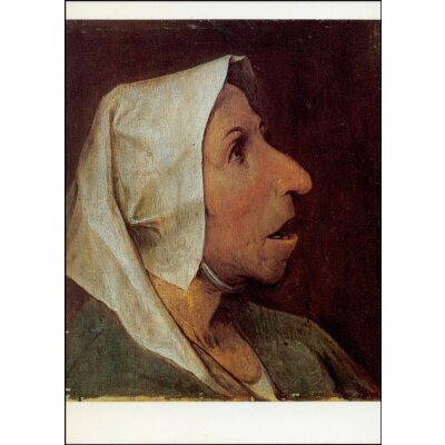 Brueghel d.Ae., P. Kopf einer alten Bäuerin