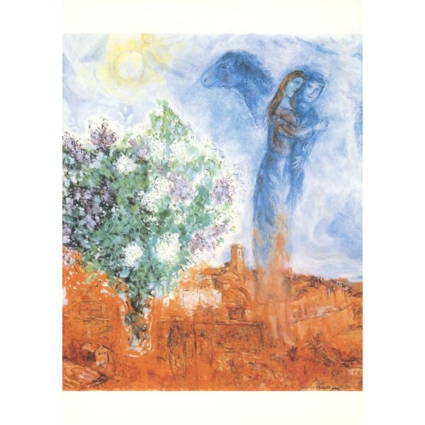 Marc Chagall. Liebhaber über St. Paul, 1970/71