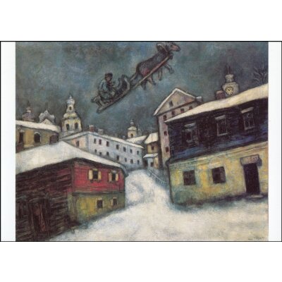 Marc Chagall. Russisches Dorf, 1929. KK