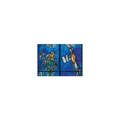 Marc Chagall. Moses bringt dem Volk das Gesetz. KK