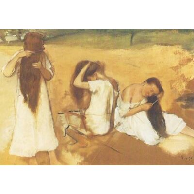 Degas, E. Frauen kämmen ihr Haar, Degas