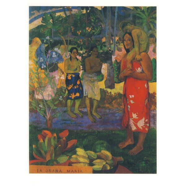 Paul Gauguin. Ia Orana Maria, 1891