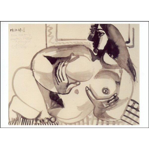 Pablo Picasso. Liegender Akt, 1969