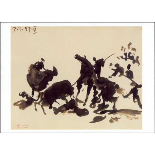 Pablo Picasso. Corrida, 1957