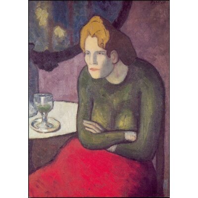Paplo Picasso. Die Absinth-Trinkerin, 1901