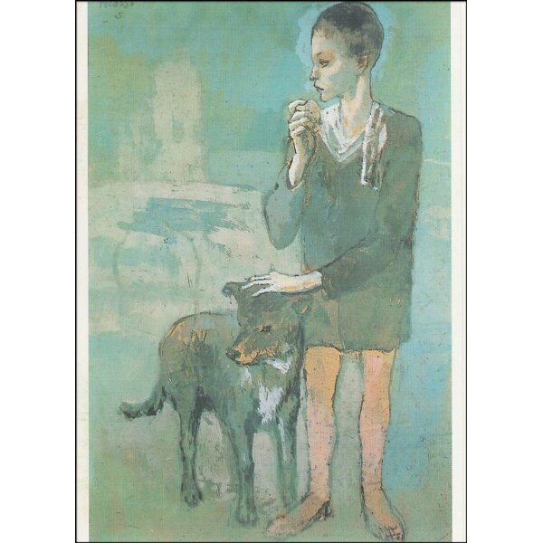 Paplo Picasso. Junge mit Hund, 1905