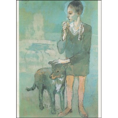 Paplo Picasso. Junge mit Hund, 1905