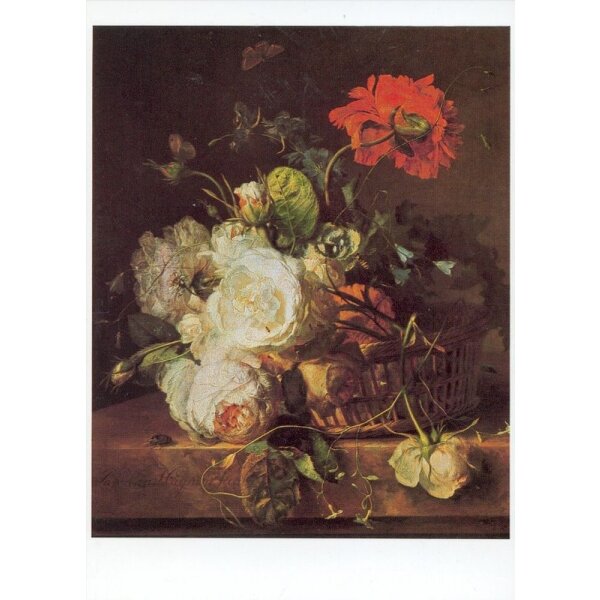 Jan van Huysum. Korb mit Blumen, 1710