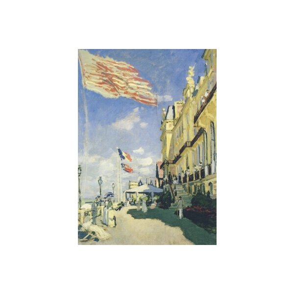 Claude Monet. Hotel des Roches Noires in Trouville, 1870