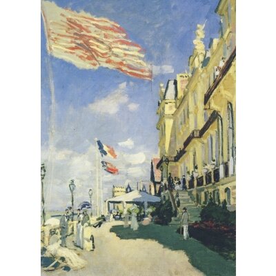Claude Monet. Hotel des Roches Noires in Trouville, 1870