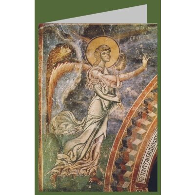 Byzantinisch. Engel. Fresko XI. Jh. DK groß