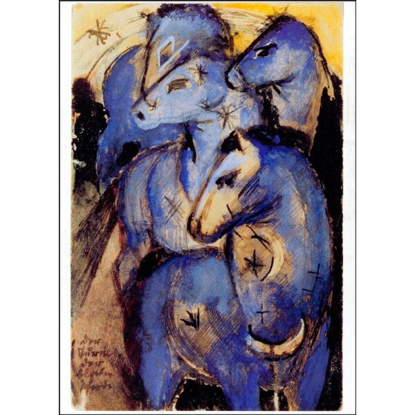 Franz Marc. Der Turm der blauen Pferde
