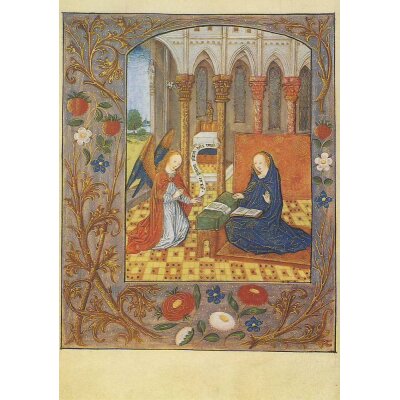 Die Verkündung an Maria, Stundenbuch