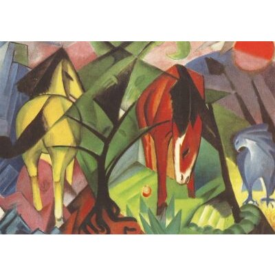 Franz MarcPferde und Adler 1912