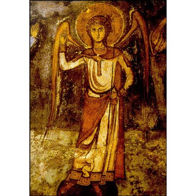Byzantinisch-Zyprisch. Engel der Auferstehung 1474
