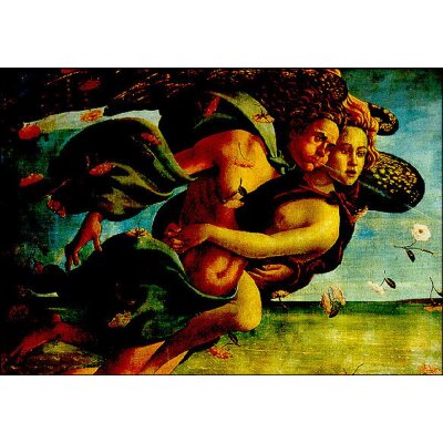 Sandro Botticelli. Geburt der Venus (Ausschnitt)