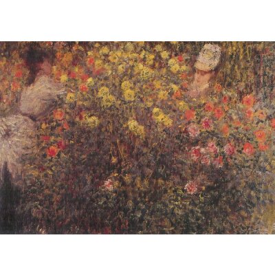 Claude Monet. Zwei Damen im Blumengarten, 1875