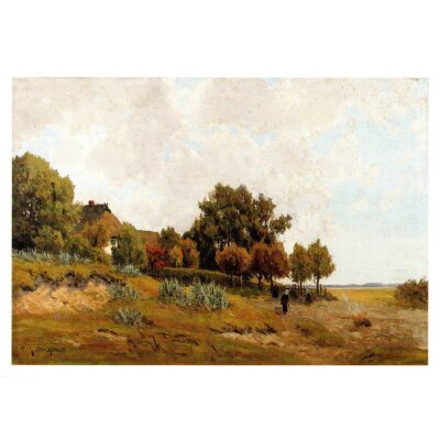Paul Müller-Kaempff. Frauen bei der Ernte im...
