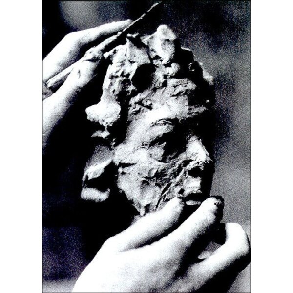 Alberto Giacometti an der Arbeit.