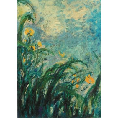 Claude Monet. Gelbe Schwertlilien, Ausschnitt 1924/25