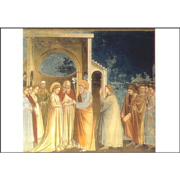 Giotto di Bondone. Die Heirat der Jungfrau