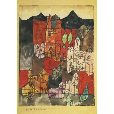 Paul Klee. Stadt der Kirchen, 1918